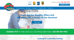Desktop Screenshot of masterplumbingcr.com